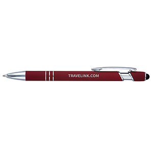 PE693-TEXTARI® COMFORT STYLUS-Red with Blue Ink